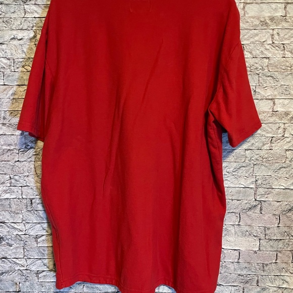 Tommy Hilfiger Red Label Red & white Thermal short sleeve shirt - Picture 5 of 9